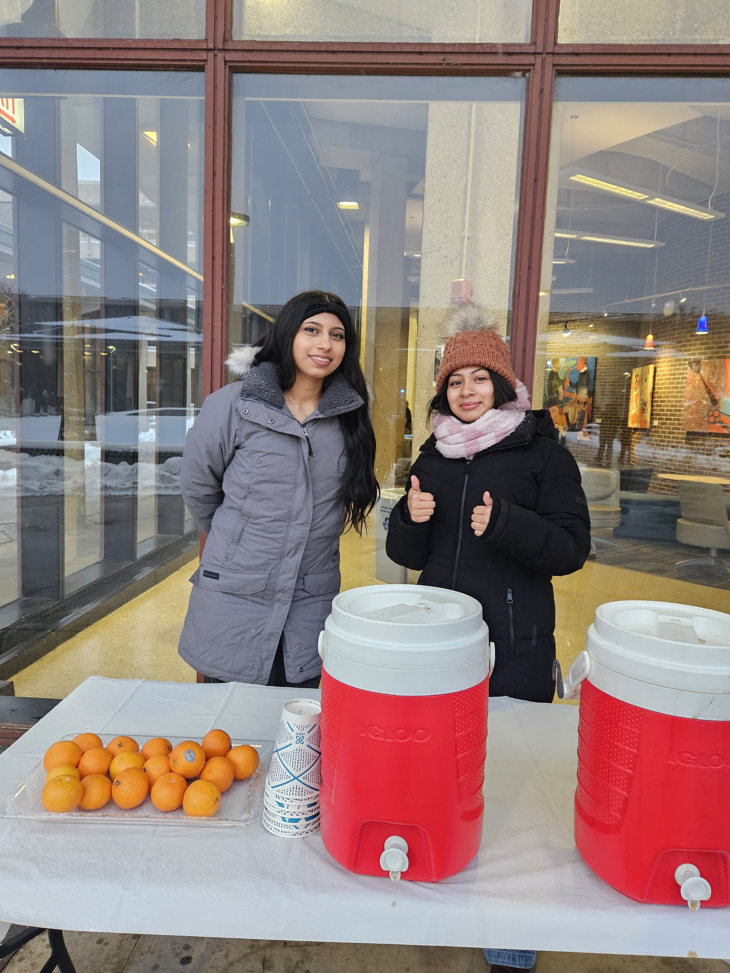 Horchata and Cafe de Olla is sold to students to help raise funds for the Spanish Club!
